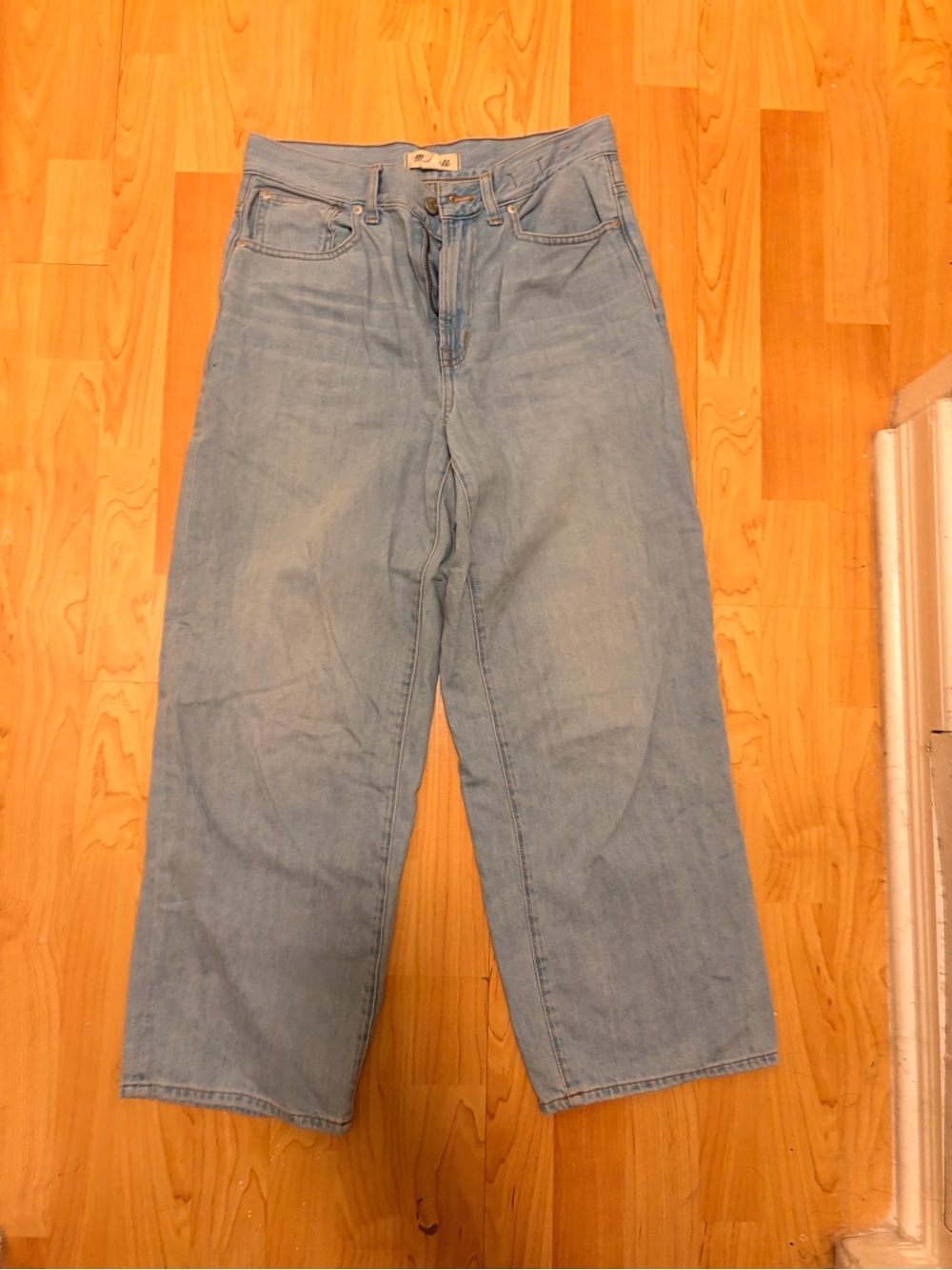 Madewell Light Blue Relaxed Wide Leg Women’s Jeans